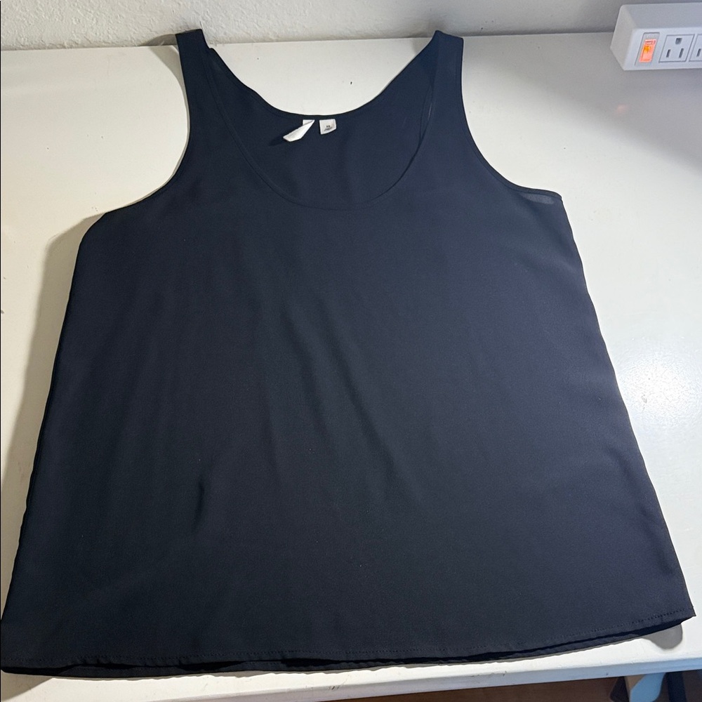 Frenchi Classic Black Tank Top